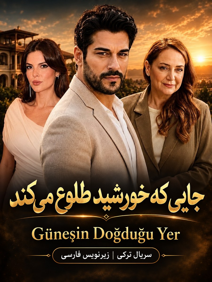 کاور سریال جایی که خورشید طلوع می‌کند Güneşin Doğduğu Yer با زیرنویس فارسی